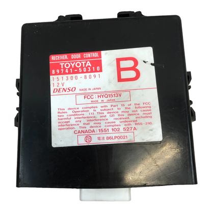 1998 - 2000 LEXUS LS400 DOOR RECEIVER CONTROL MODULE 89741-50310 OEM 98 - 00