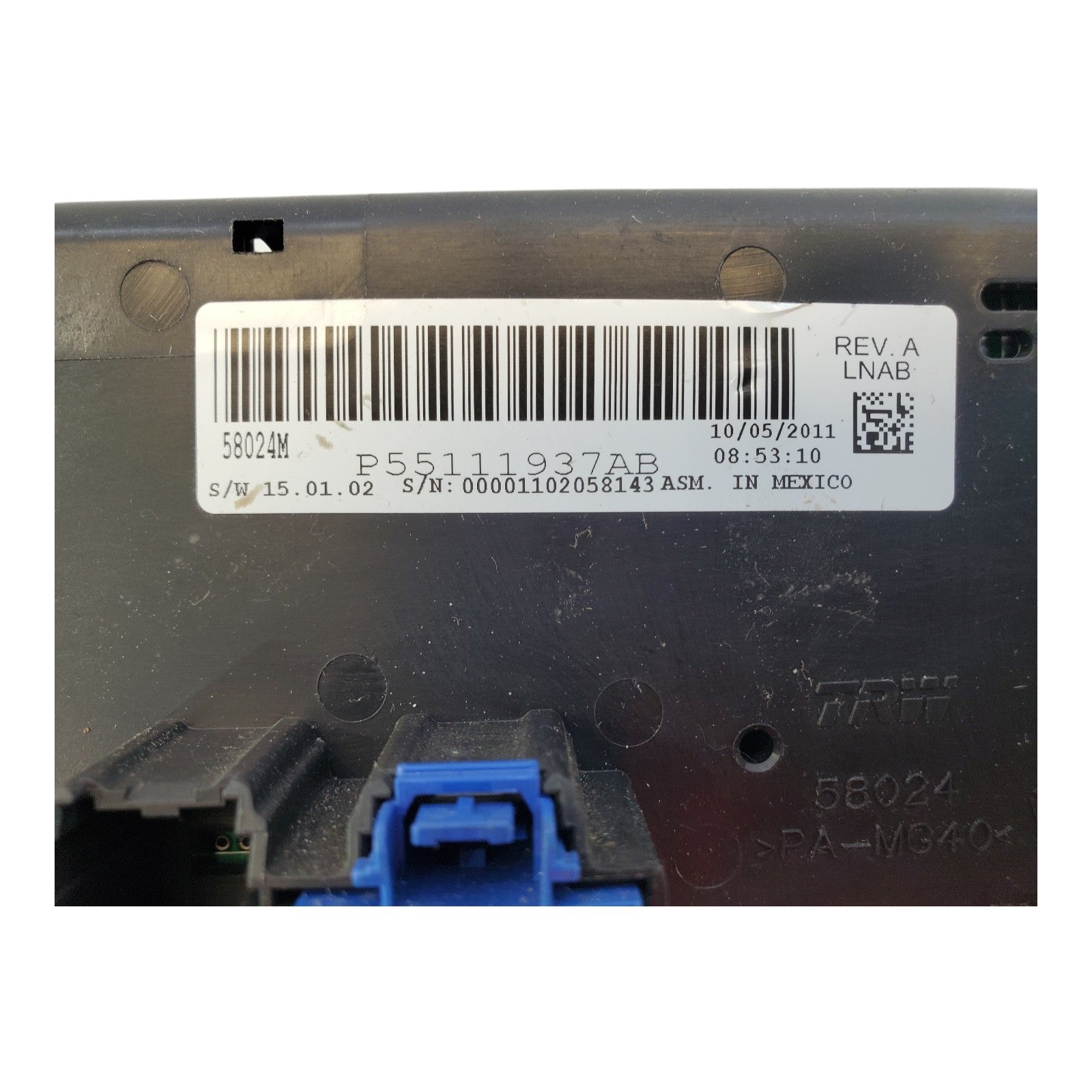2010-2014 Chrysler Sebring HVAC Temperature Control Panel Used 55111937AB OEM
