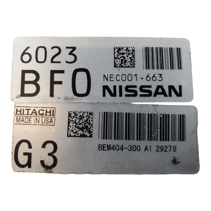 2013-2015 14 Nissan Sentra ECM-BEM404-300 A1 OEM ECM EBX Module