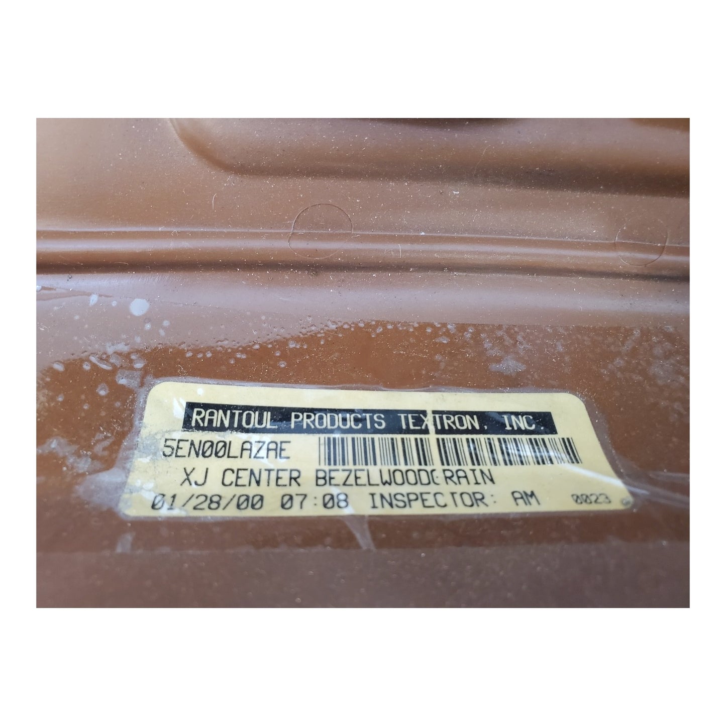 97-01 Jeep Cherokee XJ Limited Woodgrain Dash Radio Bezel OEM Agate