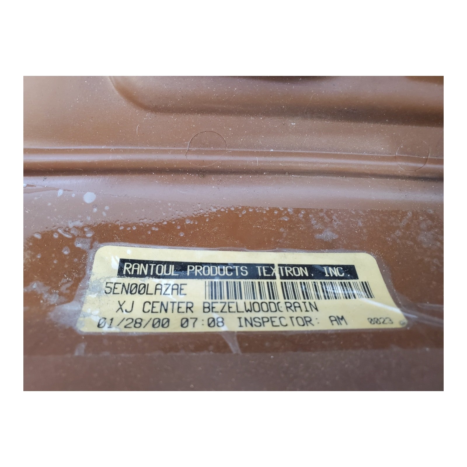 97-01 Jeep Cherokee XJ Limited Woodgrain Dash Radio Bezel OEM Agate