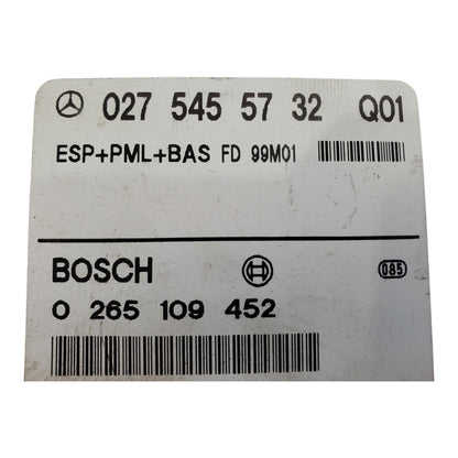 1998-2001 Mercedes E320 ESP+PML+BAS Anti-Lock Control Unit ECU # 0275455732