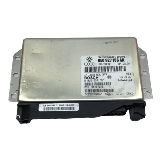 02-05 Audi A4 Transmission Control Module TCM Computer 8E0 927 156 AA