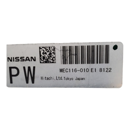 ✅2009 Nissan MEC116-010 E1 Computer Brain Engine Control ECU ECM EBX Module