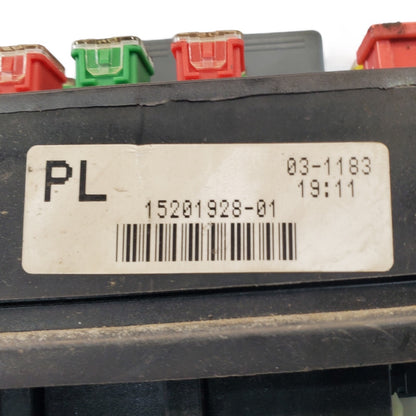 OEM 03-06 CHEVROLET SILVERADO Suburban Tahoe Fuse Box Relay 15201928-01
