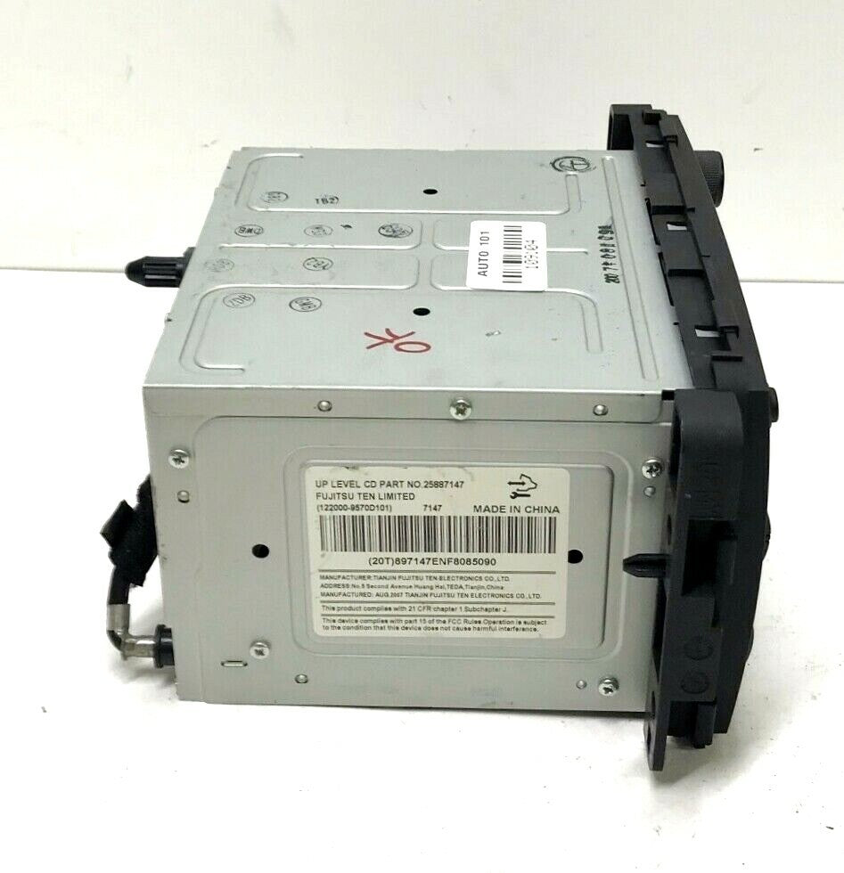 ✅Radio Receiver CD Player 08 2008 Chevy Impala Part # 25887147 UNLOCKED GM