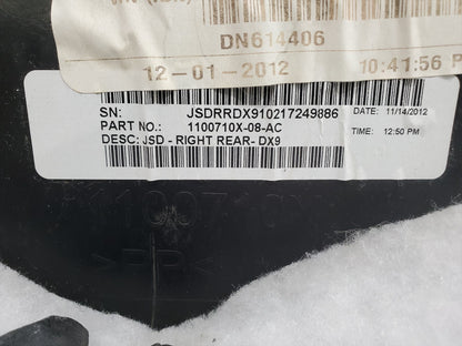 11 12 13 14 DODGE AVENGER REAR RIGHT DOOR TRIM PANEL PASSENGER SIDE 1TC361X9AF