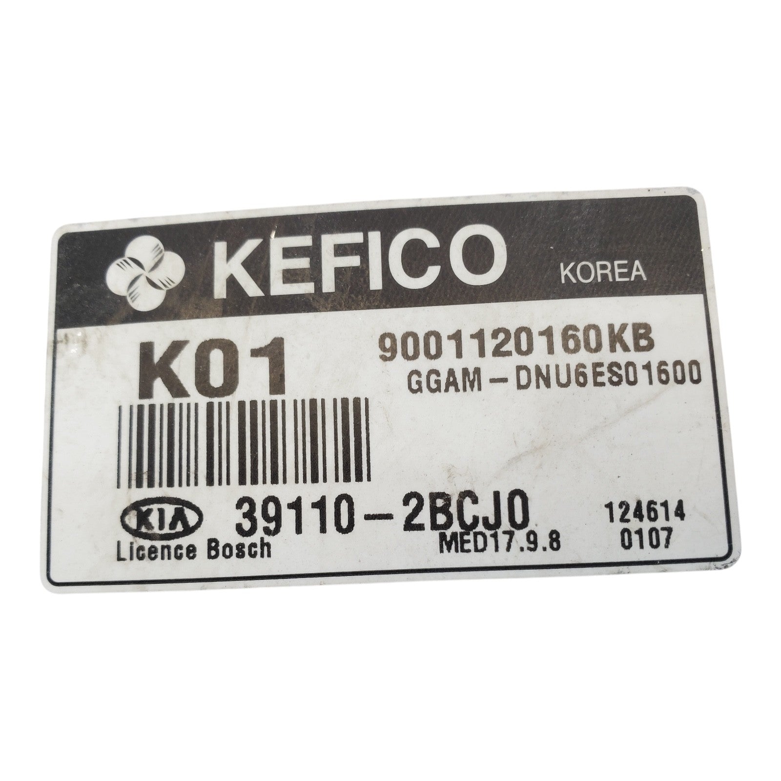 12 13 Kia Soul 39110-2BCJ0 Computer Brain Engine Control ECU ECM EBX Module