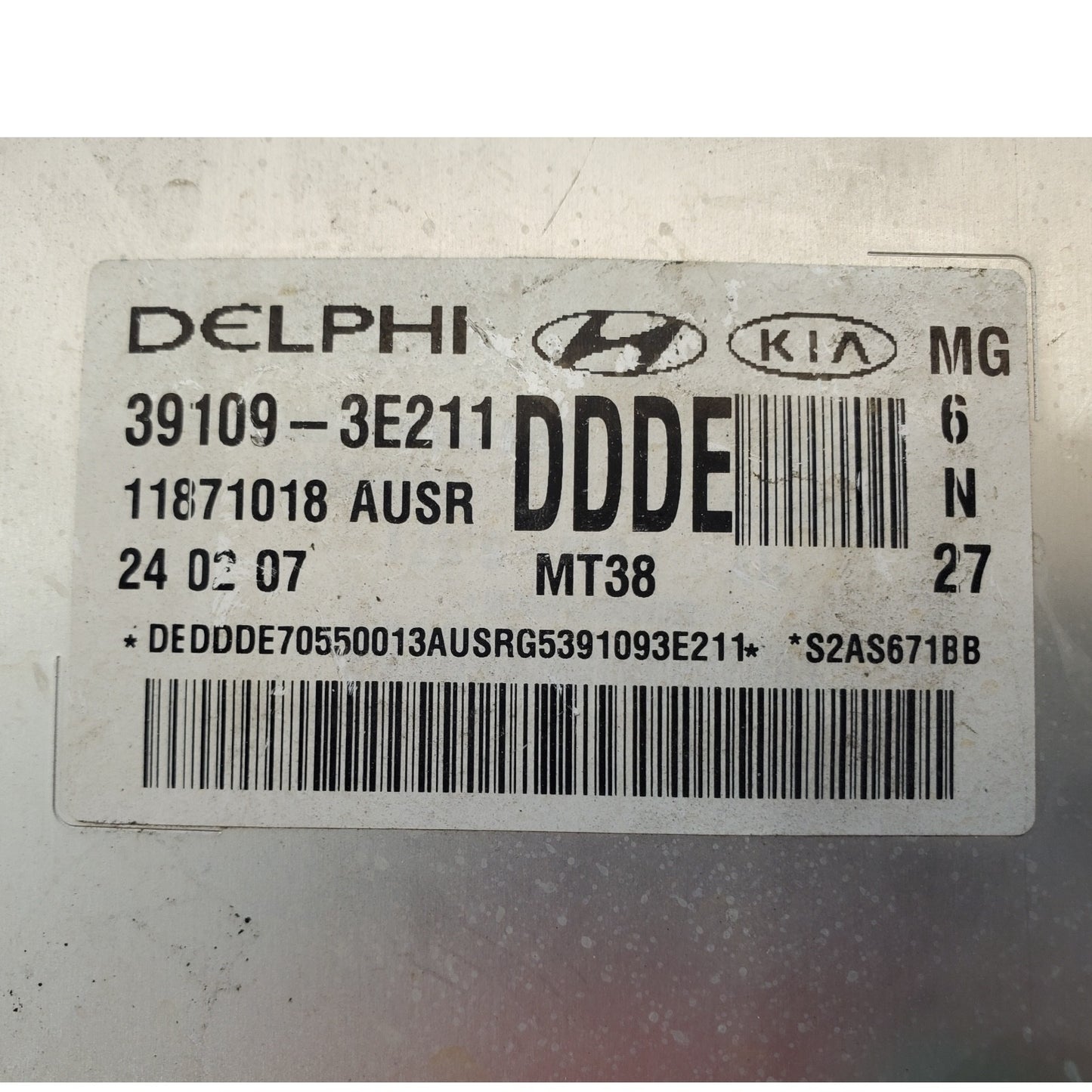 ENGINE COMPUTER KIA OPTIMA 2006 2007 2008 39109-3E211 2.7L PCM ECM ECU OEM