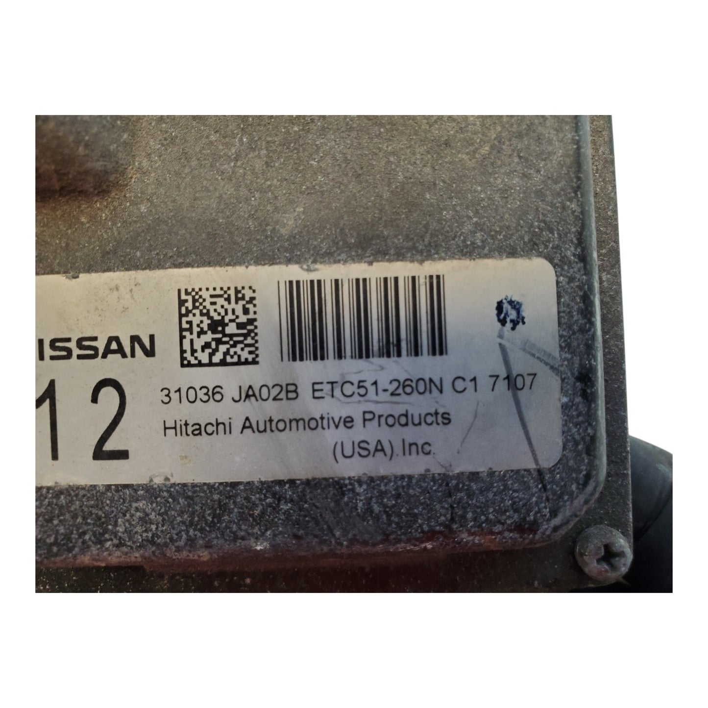 07 08 Nissan Altima 2.5L L4 Automatic Transmission Control Module 31036-JA02B