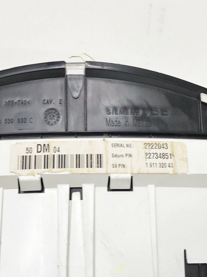 2005-2006 Chevrolet Equinox Speedometer Instrument Cluster Gauges 22734851 OEM