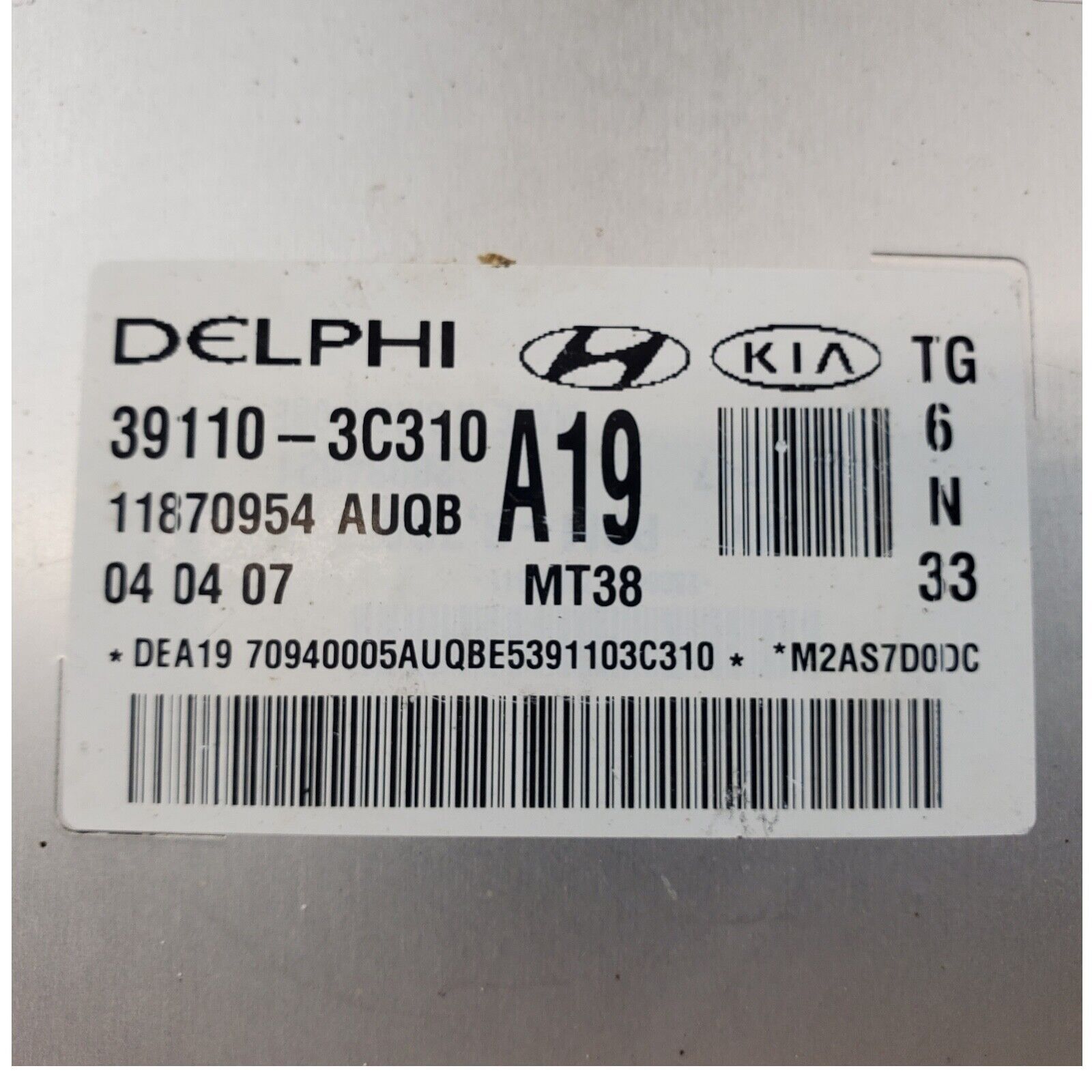 2007-2011 Hyundai Azera ecm ecu computer 39110-3C310