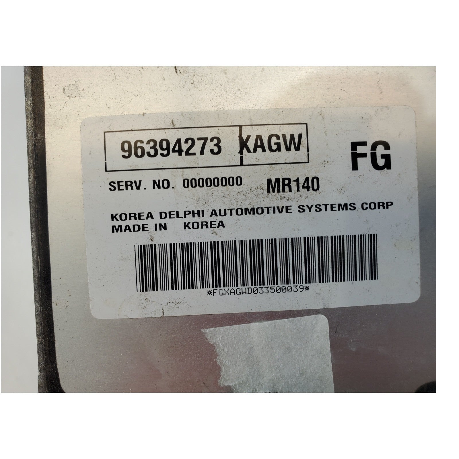 2004 Aveo Swift 5 Speed OEM Engine Computer ECM ECU PCM  96394273