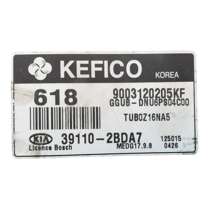 ENGINE COMPUTER KIA RIO 2012 2013 39110-2BDA7 AT PCM ECM ECU OEM