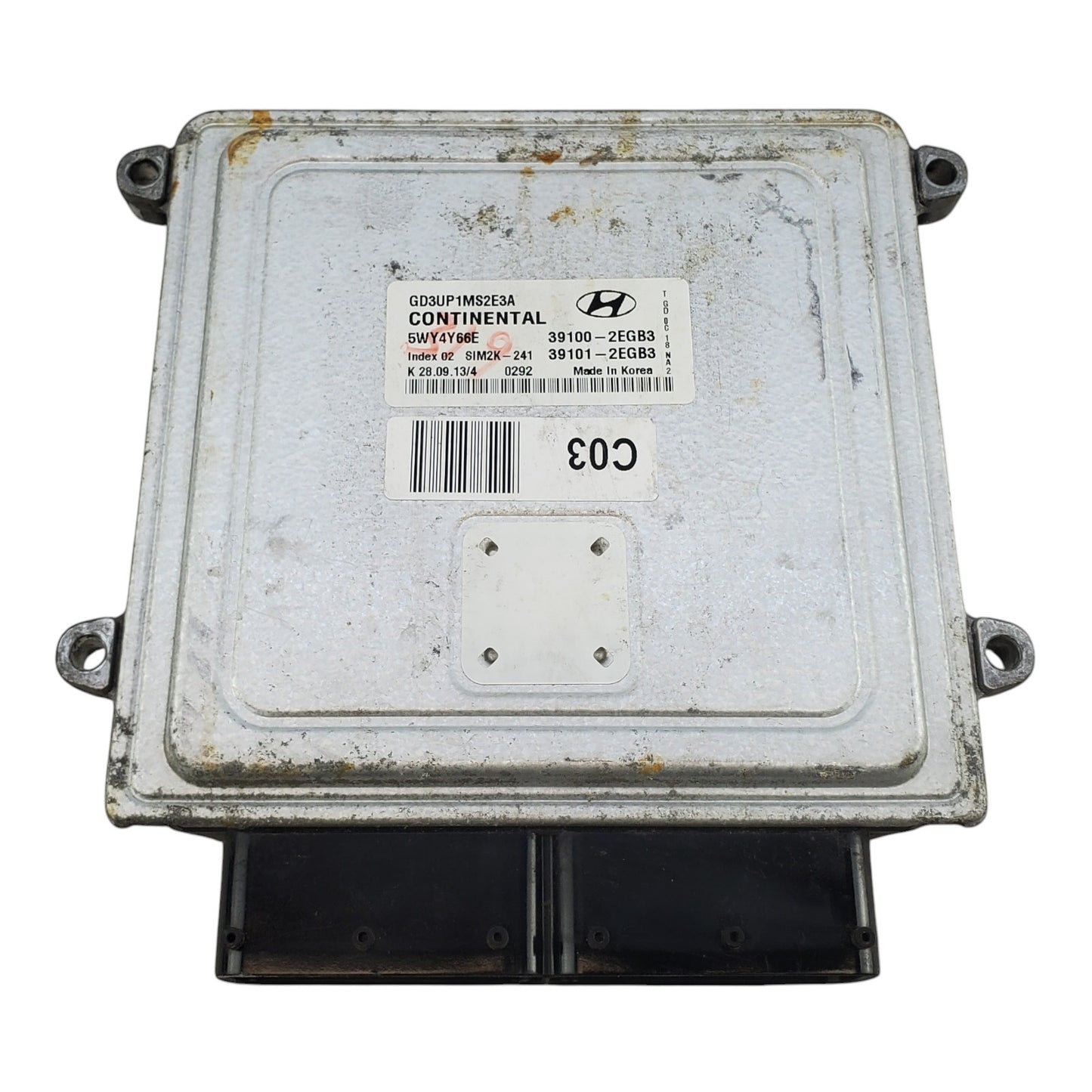 2013 ELANTRA Engine Control Module Computer ECU - 39100-2EGB3; 39101-2EGB3