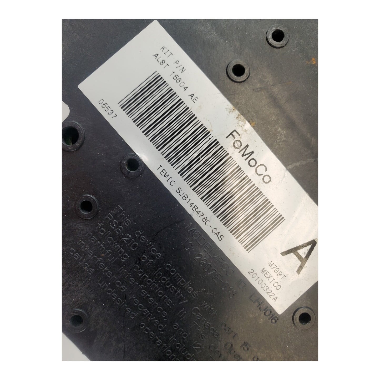 09-12 Ford Escape Fuse Box Relay Control Module Unit AL8T 15604 AE OEM