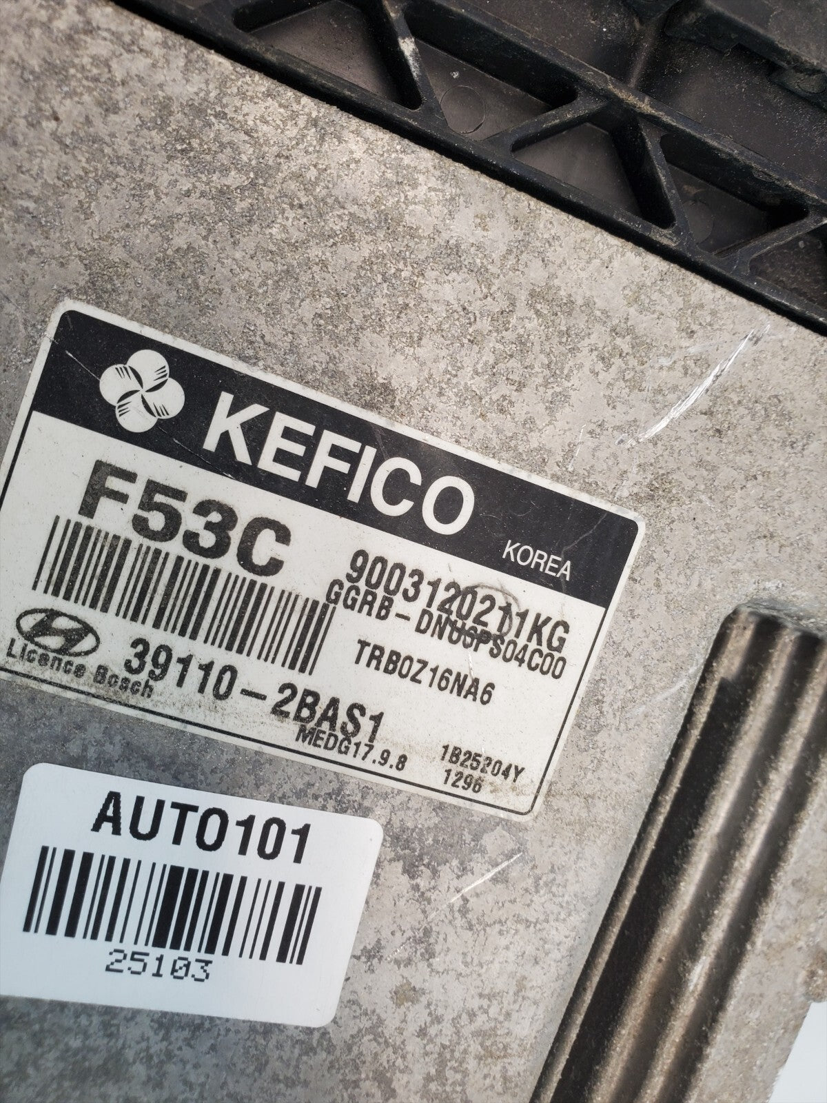 12-14 HYUNDAI ACCENT 1.6L ECU ECM Engine Control Computer OEM 39110-2BAS1