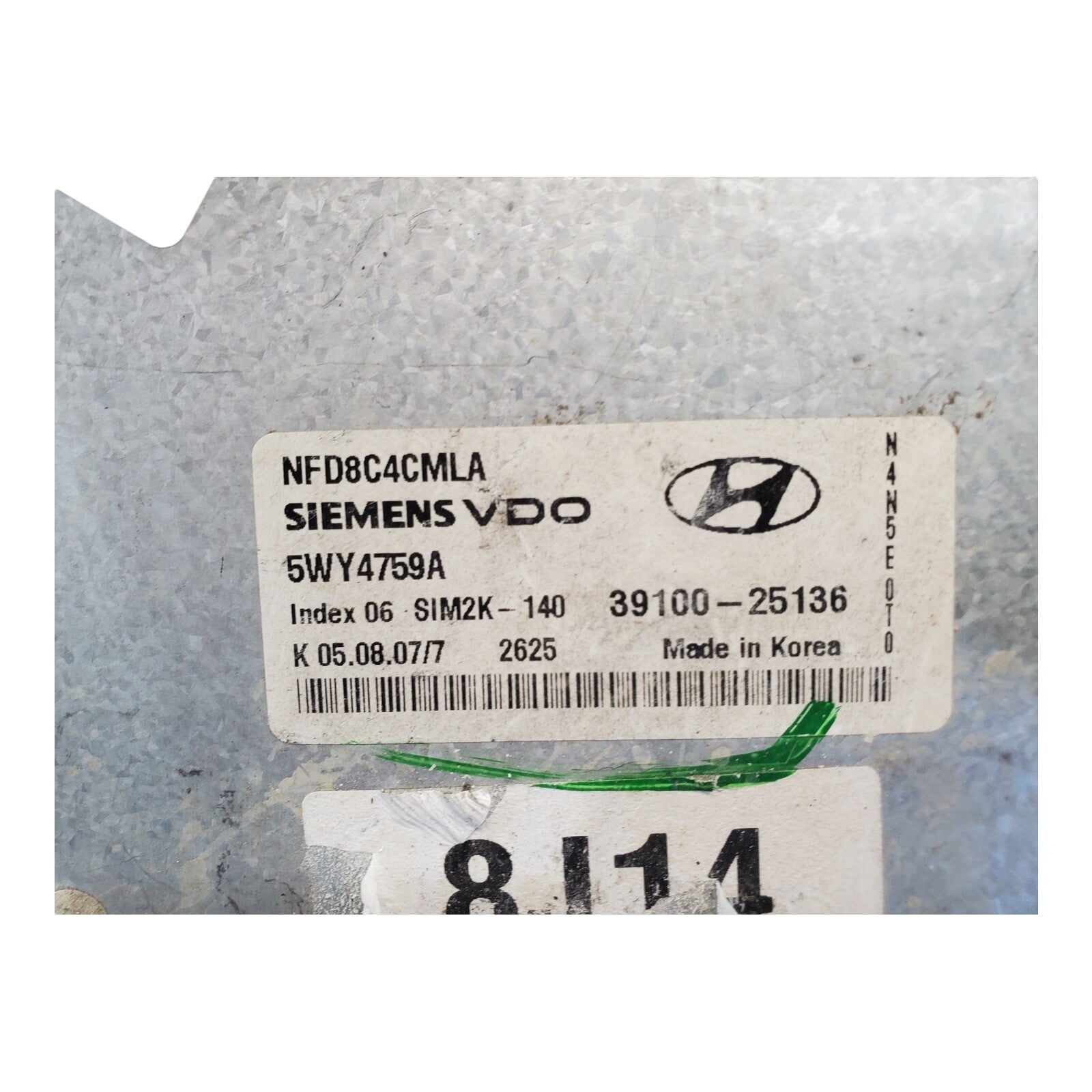 06-08 Hyundai Sonata Engine Control Module 39100-25136