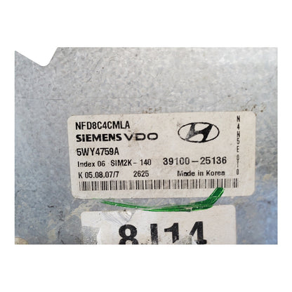 06-08 Hyundai Sonata Engine Control Module 39100-25136