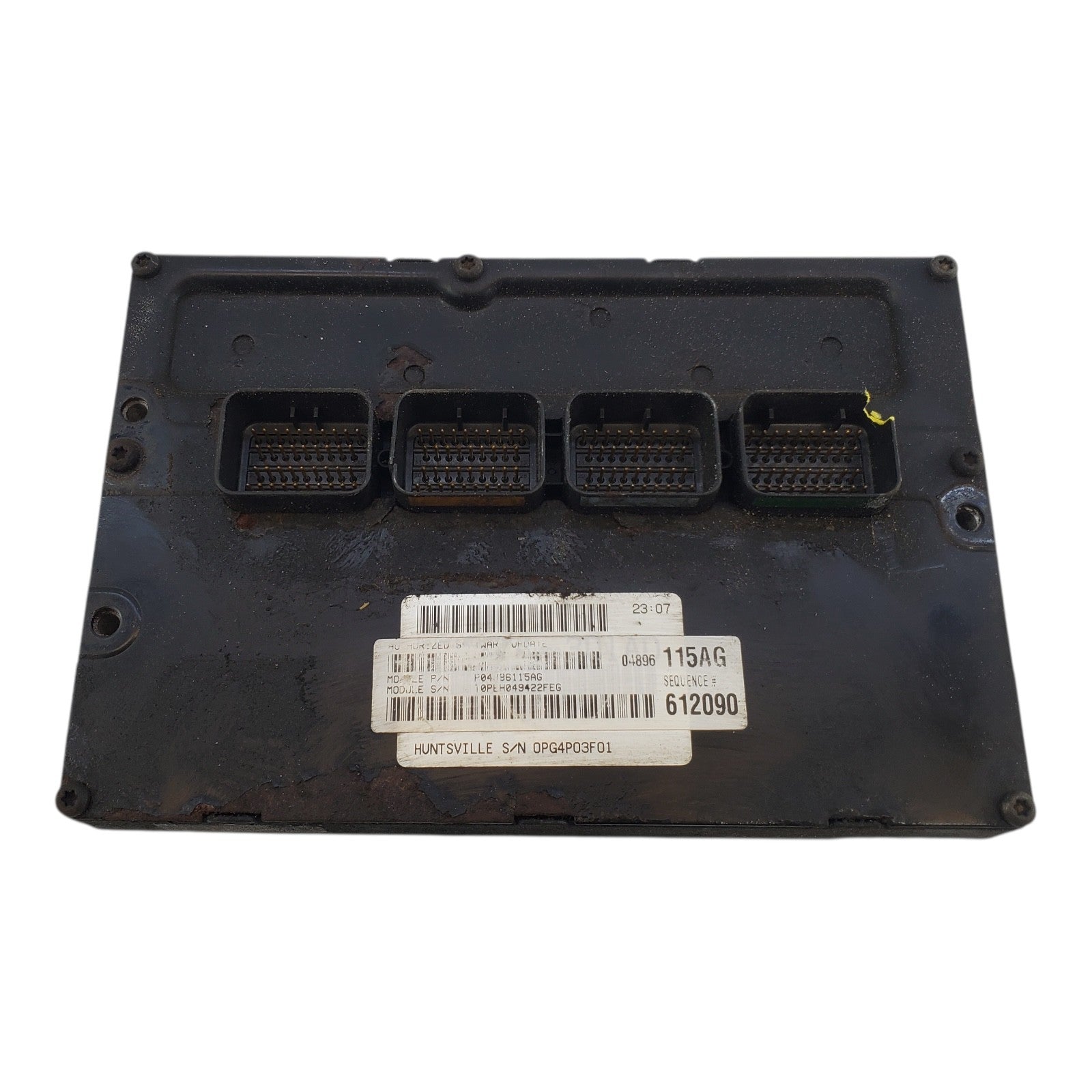 04 STRATUS ENGINE ECM ELECTRONIC CONTROL MODULE 2.4L AT P04896115AG 04896115AG