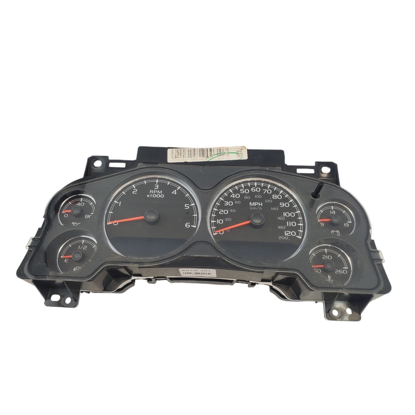 08-13 Chevrolet Tahoe Speedometer Cluster  OEM 28186388 6 speed PRNDM