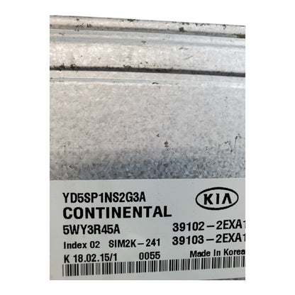 ✅2015 Kia Forte 2.0L Automatic Engine Computer ECM ECU 39103-2EXA1