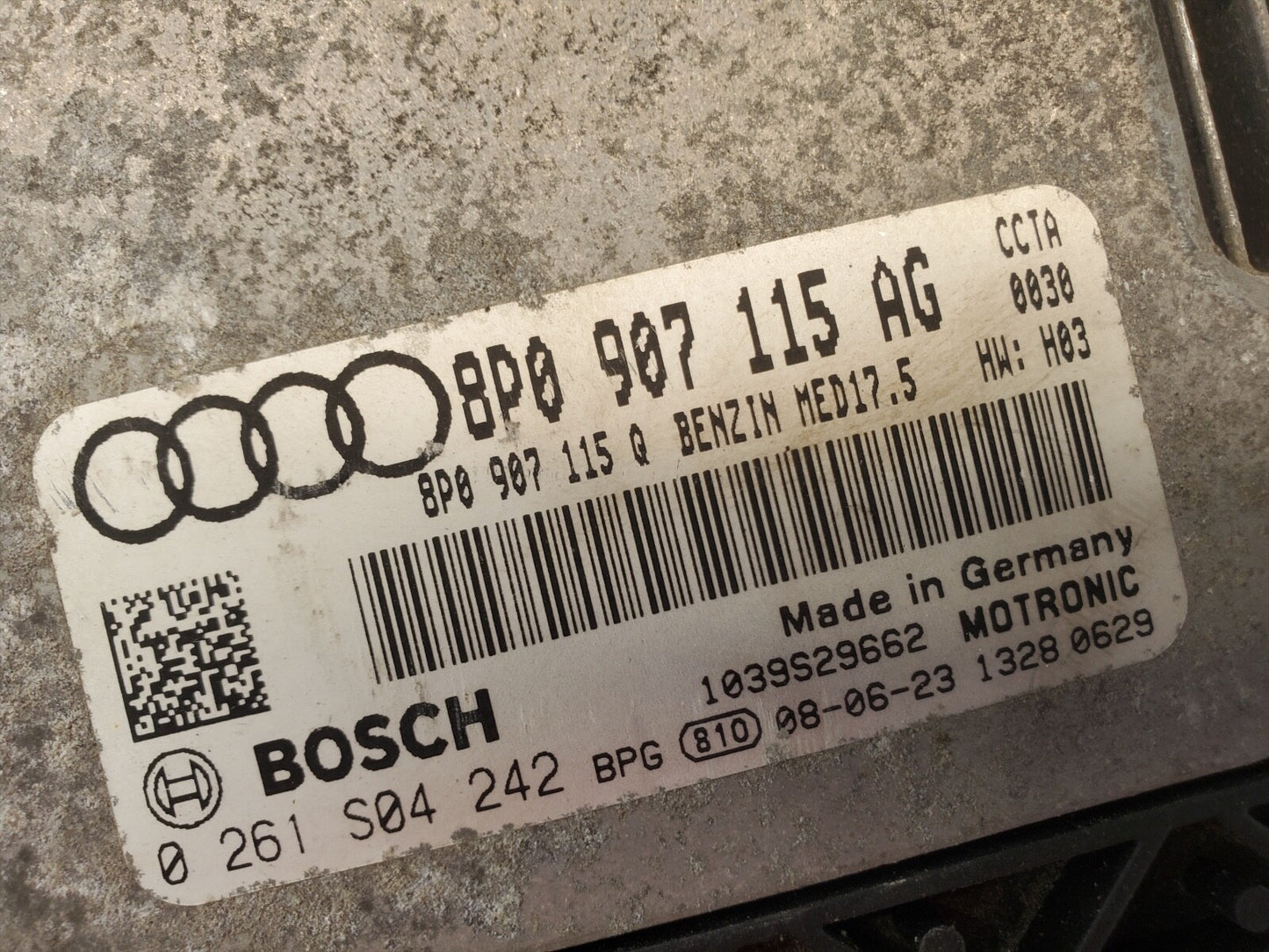 ⭐️ Audi A3 2.0T CCT DSG Engine Computer ECU DME 8P 09-13 OEM 8P0 907 115 AG