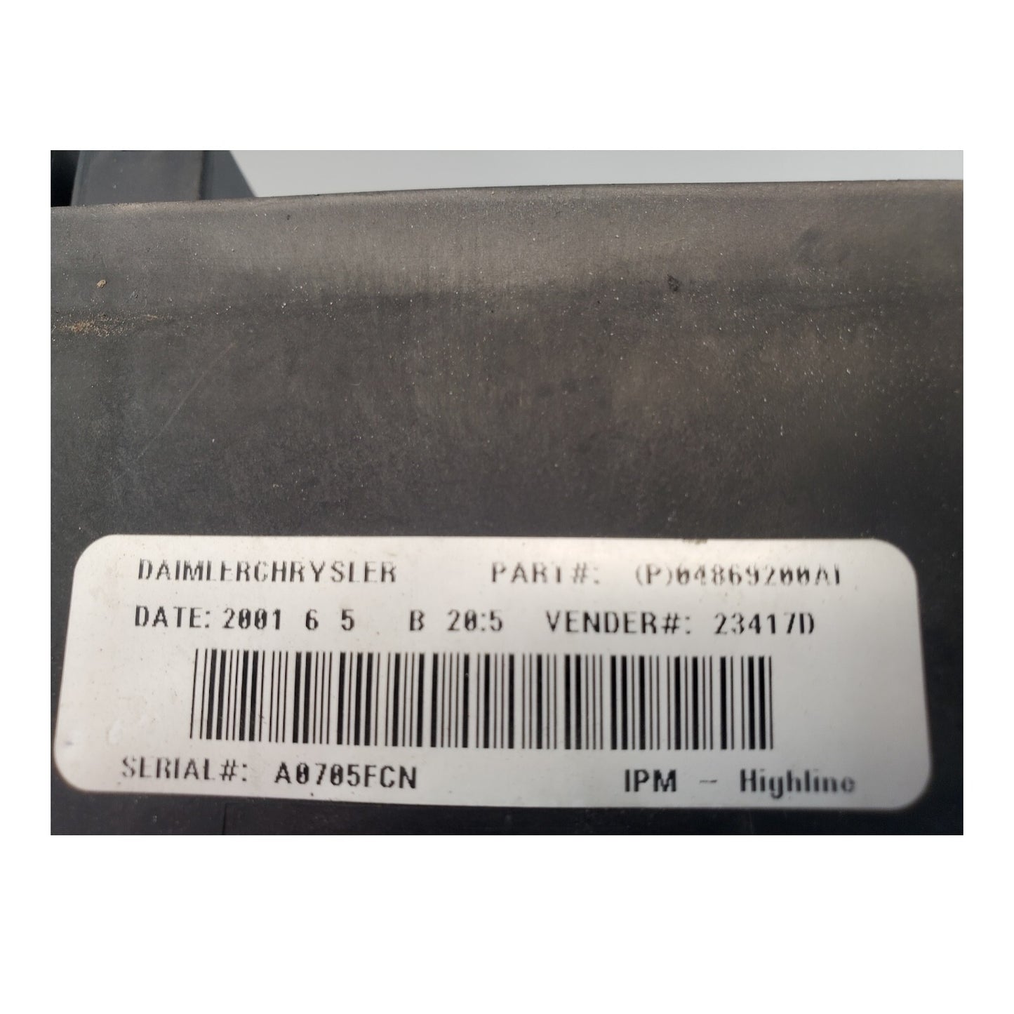 01-03 Town & Country Caravan Fuse Box Relay Body Control Module 04869200AL