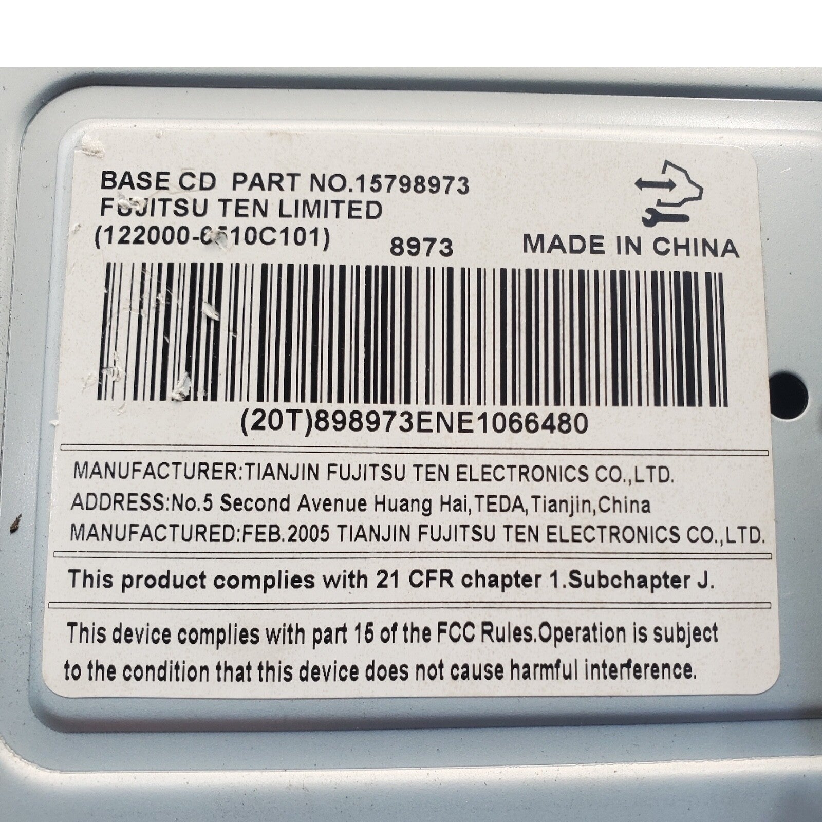 ✅ 06-08 Chevrolet Impala Monte Carlo AM FM CD Radio 15798973 UNLOCKED PLUG&PLAY