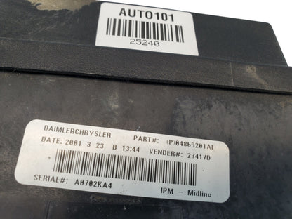 ✅ 02 Dodge Caravan Chrysler Fuse Box Relay Control Module Unit 04869201AL