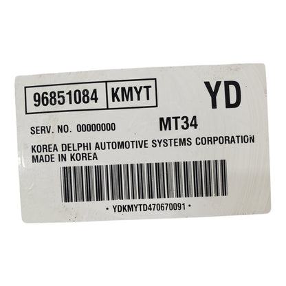 07 CHEVY AVEO Engine Motor Brain Box ECU ECM 96851084