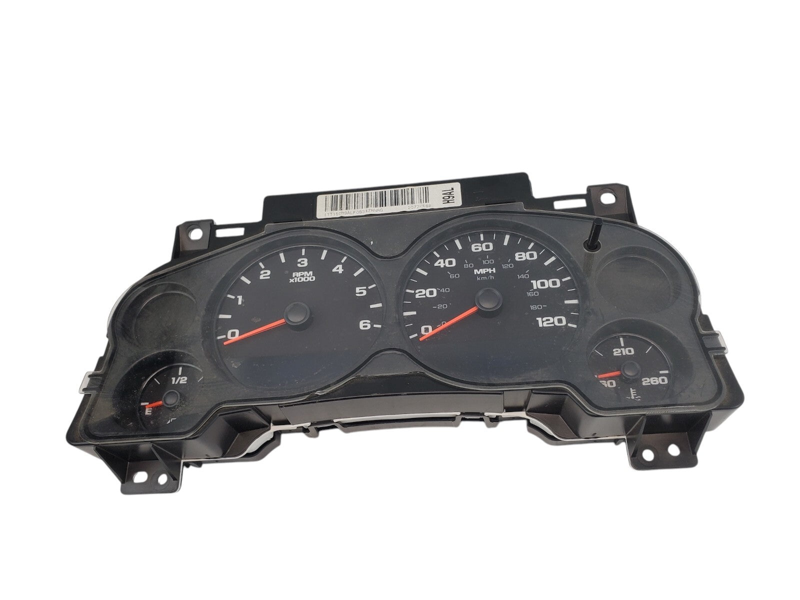 07-10 GMC SIERRA 1500 PICKUP Speedometer Cluster MPH US Market 20774688