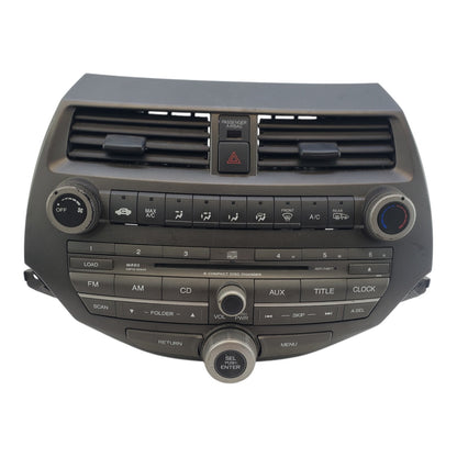 2008-2009 Honda Accord AM FM Radio CD Player