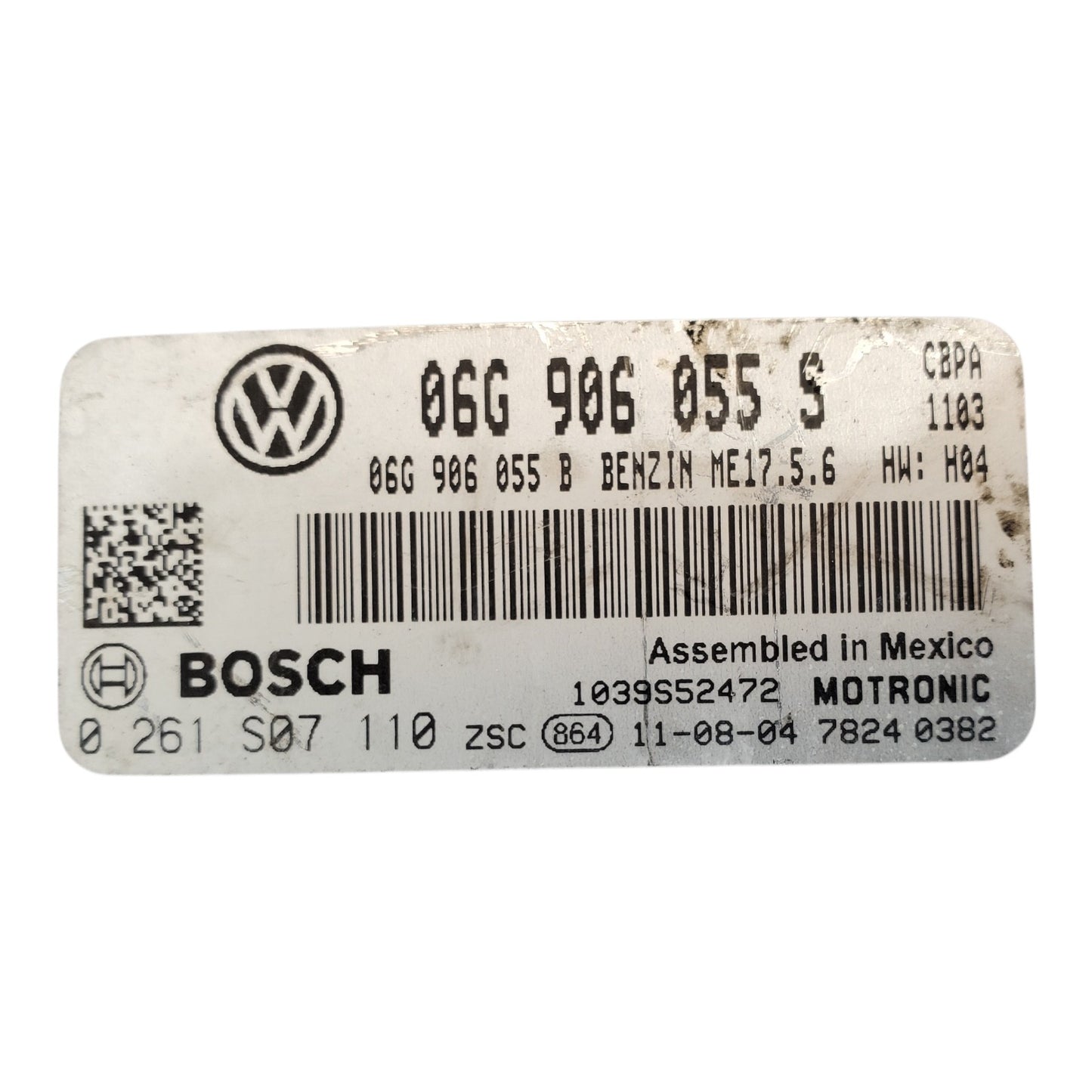 11-12 VW JETTA Engine ECM Control Module 2.0L Gasoline 06G 906 055 C 06G906055C