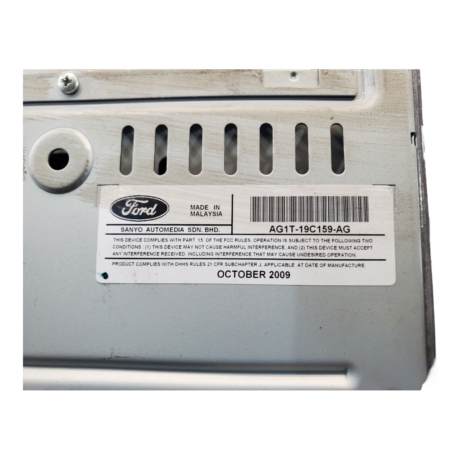 2010 Ford Taurus Factory 6 Disc CD mp3 Radio Stereo AG1T-19C159-AG OEM