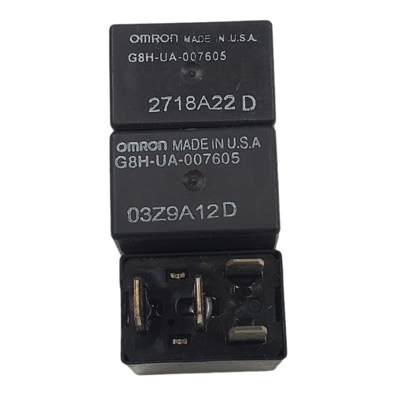 ✅ LOT OF 3 Omron 4 PIN Relay G8H-UA-007605 OEM