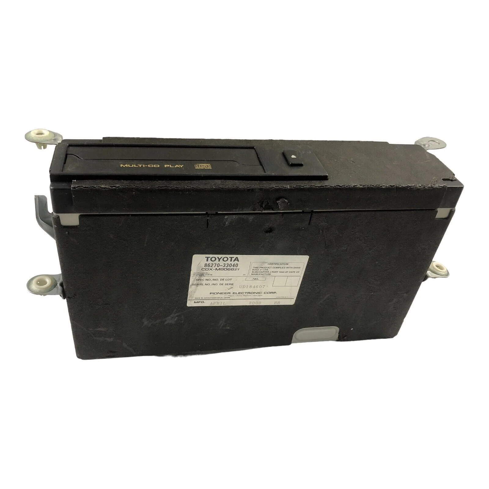 98 Lexus ES300 Pioneer CD Changer 86270-33040 OEM