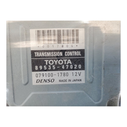 2006 2007 2008 2009 Toyota PRIUS TRANSMISSION CONTROL 89535-47020