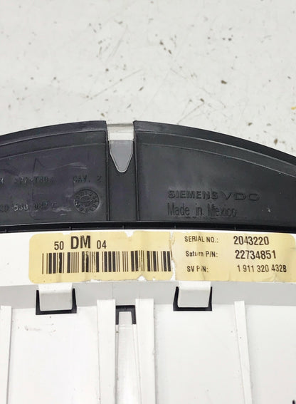 ✅ 2005-2006 Chevrolet Equinox Speedometer Instrument Cluster Gauges 22734851 OEM