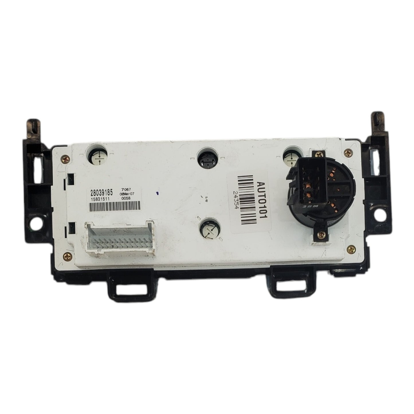 07-09 PontiacG6 Manual A/C Heater Control Switch Unit OEM V57 28039185