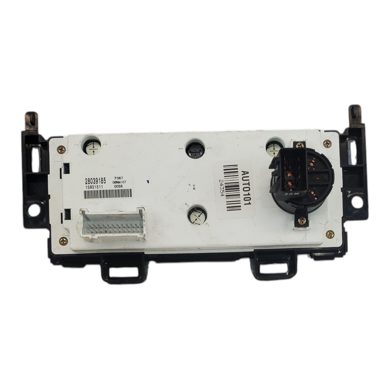 07-09 PontiacG6 Manual A/C Heater Control Switch Unit OEM V57 28039185