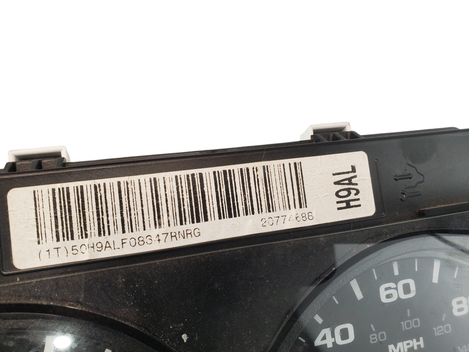 07-10 GMC SIERRA 1500 PICKUP Speedometer Cluster MPH US Market 20774688