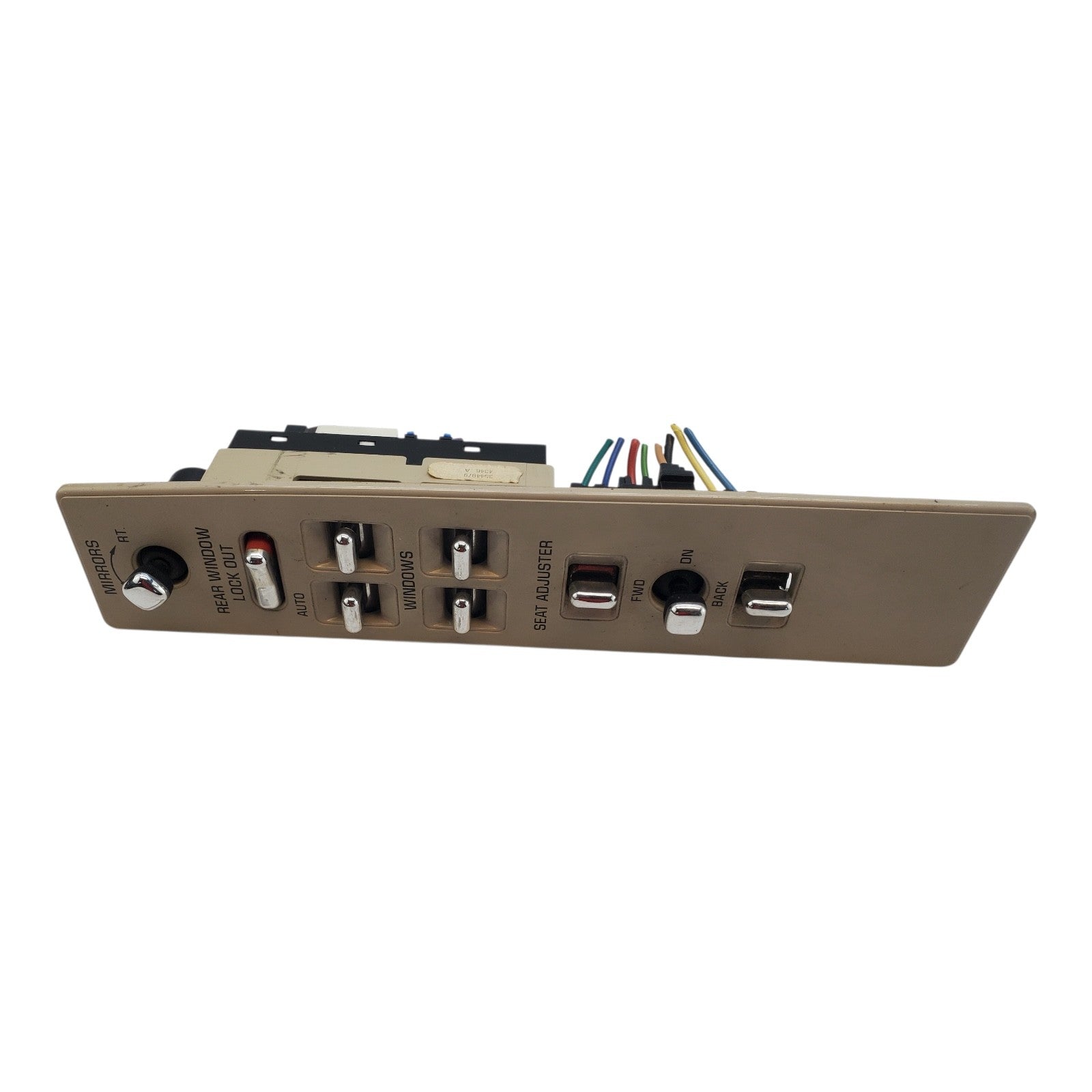 1994-1996 Cadillac Deville,GM# 3532012 Master Window Switch, Tan Bezel, (USED)