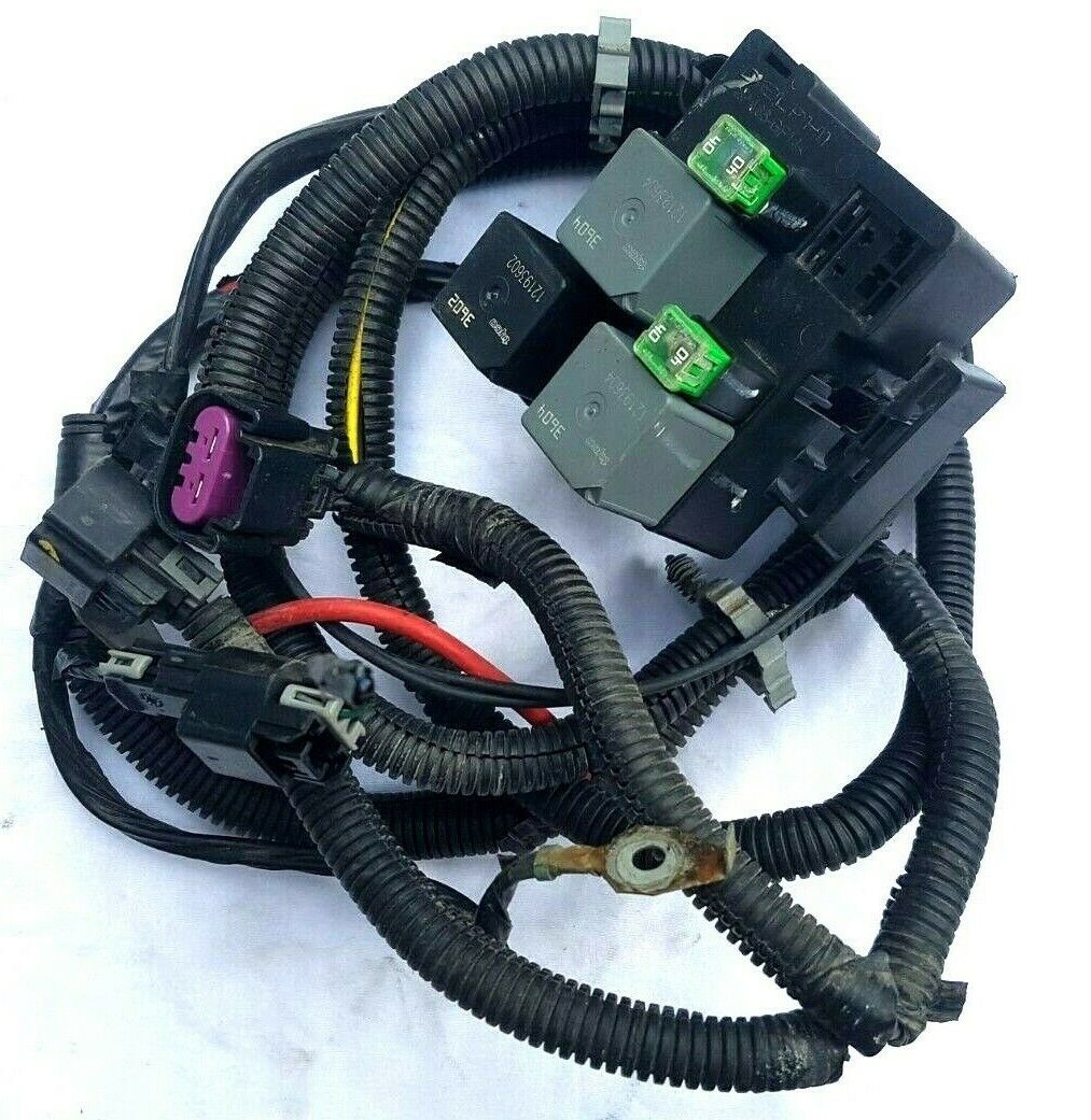 ✅ Chevy GMC truck dual electric fan relay harness OEM standalone 2000 - 2006 