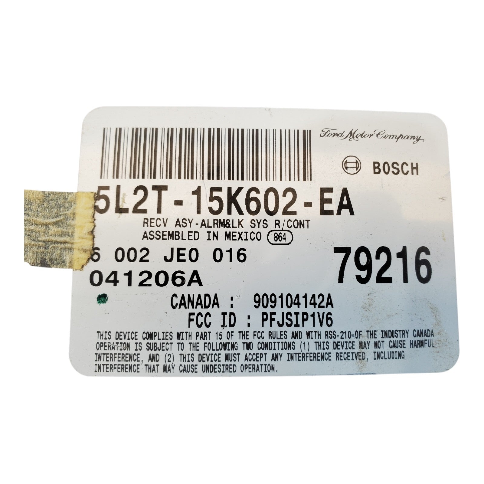 ✅ 05 FORD EXPLORER Anti Theft Keyless Entry Module 5L2T-15K602-EA OEM