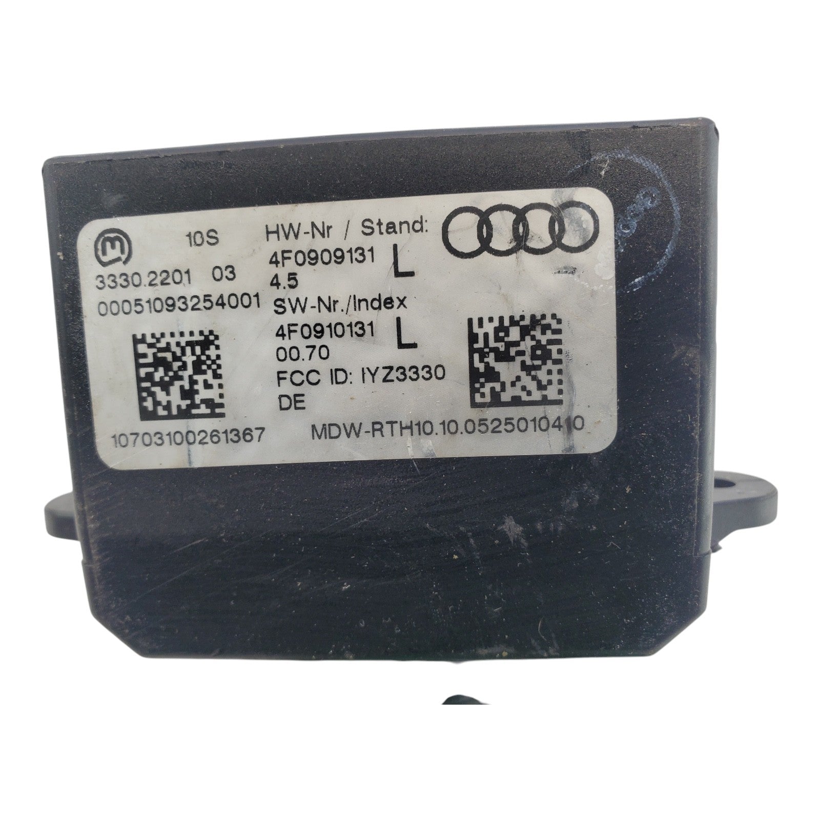 2005-2011 AUDI A6 IGNITION SWITCH MODULE FOB 4F0909131L OEM