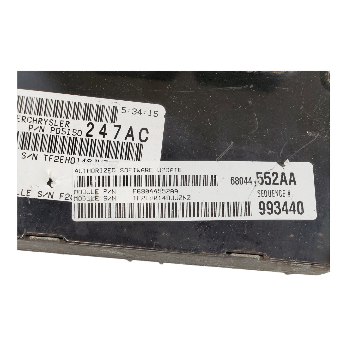 ✅ 08 Town & Country 3.3L Engine Computer ECM PCM 68044552AA