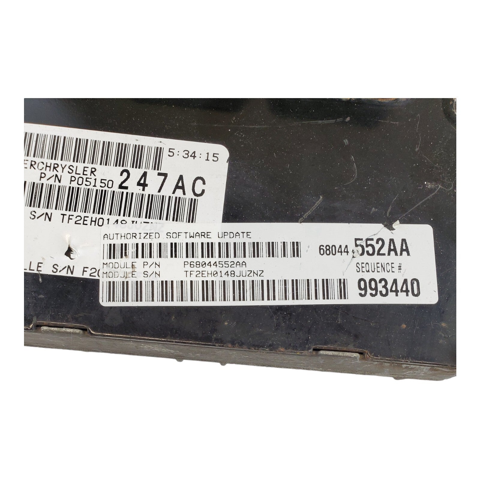 ✅ 08 Town & Country 3.3L Engine Computer ECM PCM 68044552AA