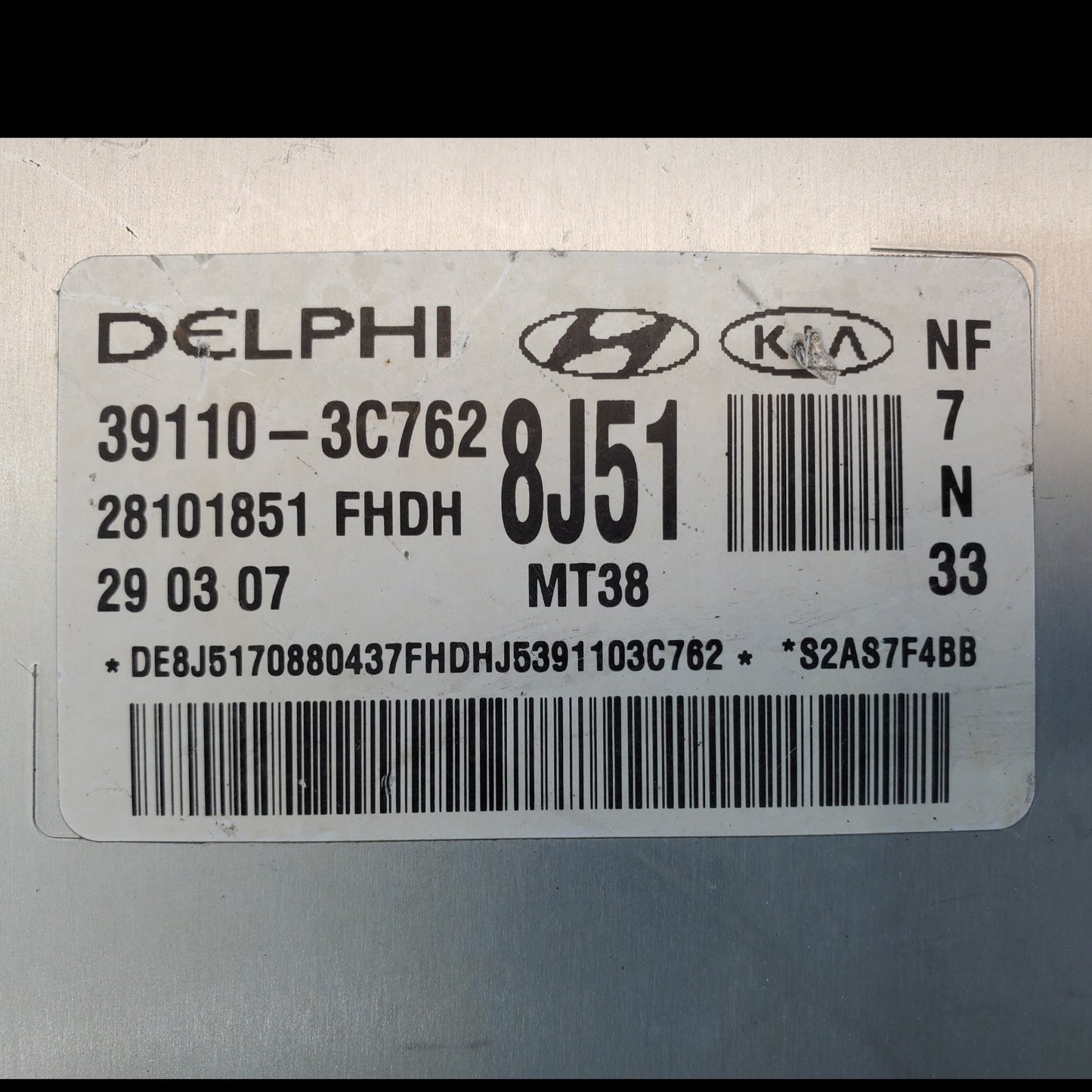 06 07 08 Sonata 3.3L Engine Computer Control Module ECU ECM PCM 39110-3C762 OEM