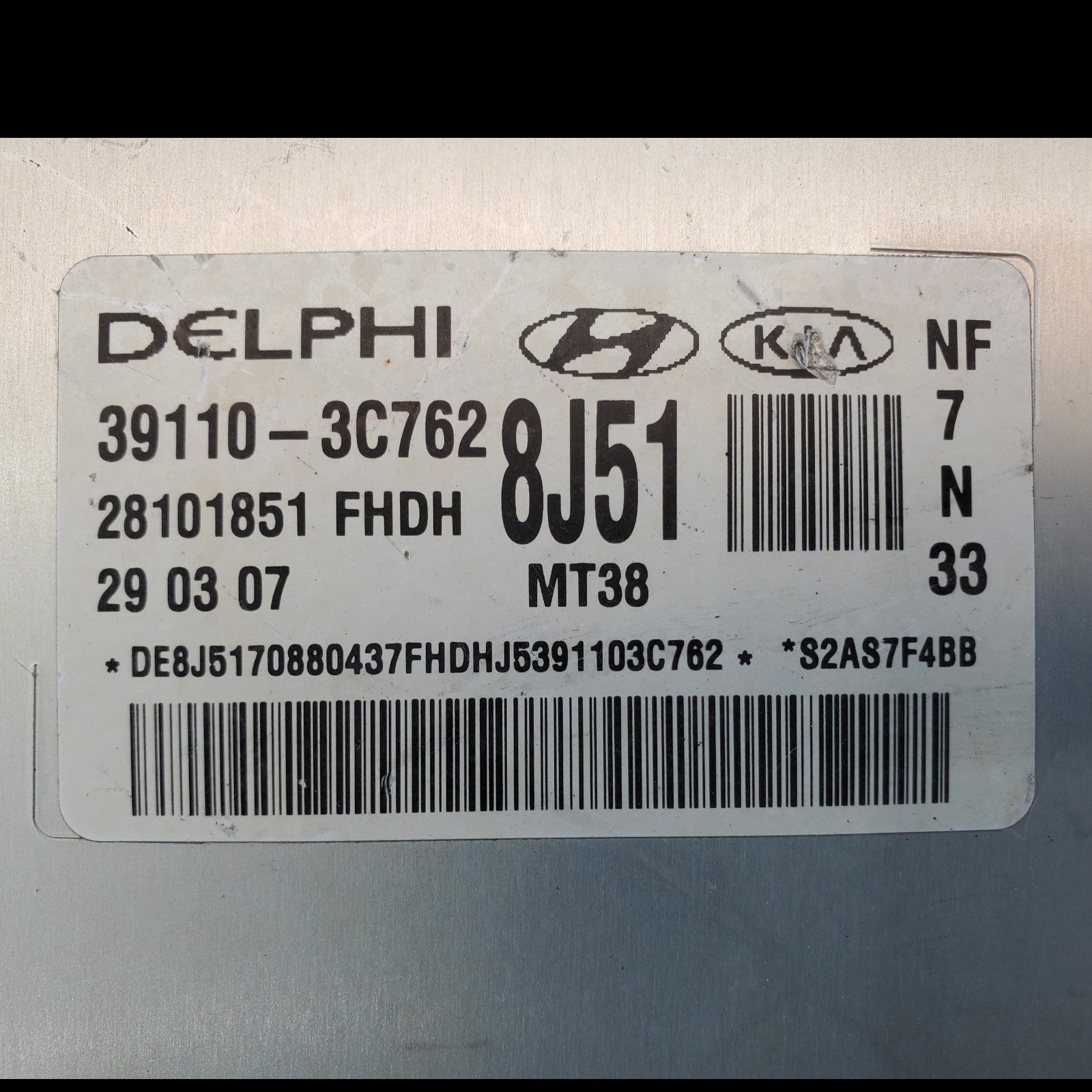 06 07 08 Sonata 3.3L Engine Computer Control Module ECU ECM PCM 39110-3C762 OEM